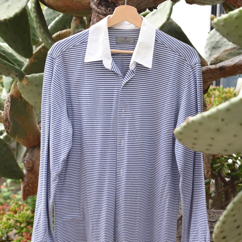 Canali Knit Dress Shirt